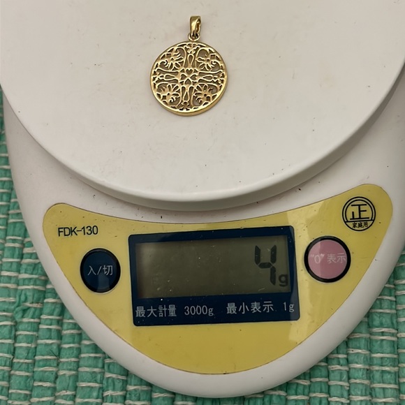 🖤Gold on Silver pendant - Picture 3 of 10